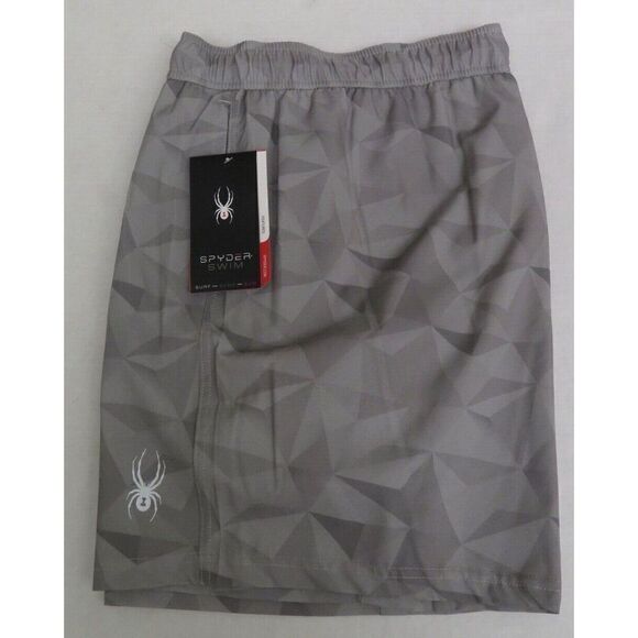 Spyder Swim S923057 ALY Men's Sz 2XL Gray Tristar 7" Swim Trunk Shorts - Picture 3 of 6